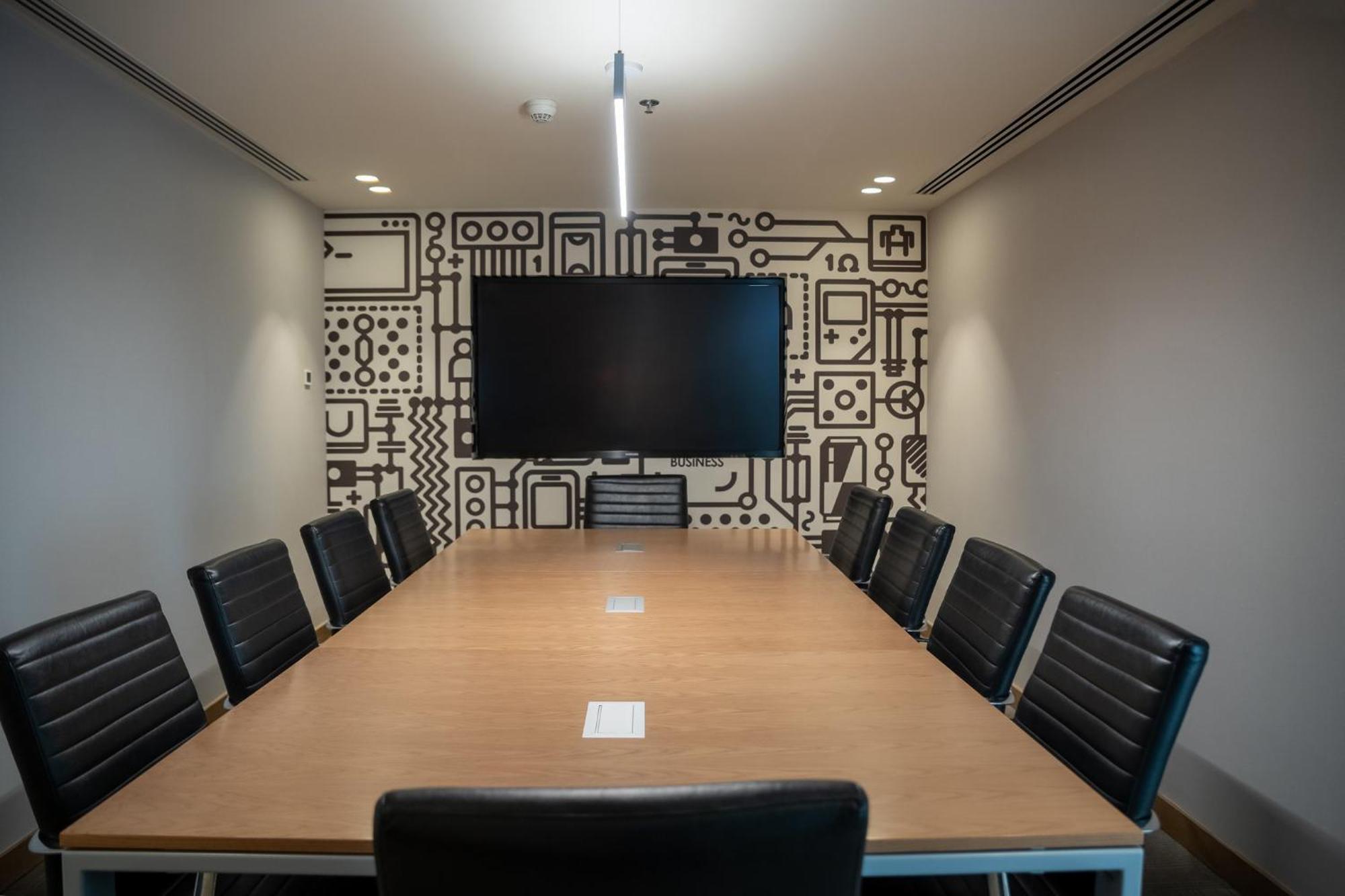 Fiesta Americana Viaducto Aeropuerto เม็กซิโกซิตี้ ภายนอก รูปภาพ A meeting room at the company's headquarters in San Francisco